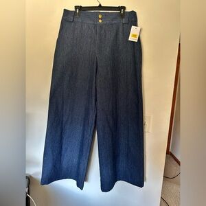 Modern Dark Blue Denim Pants